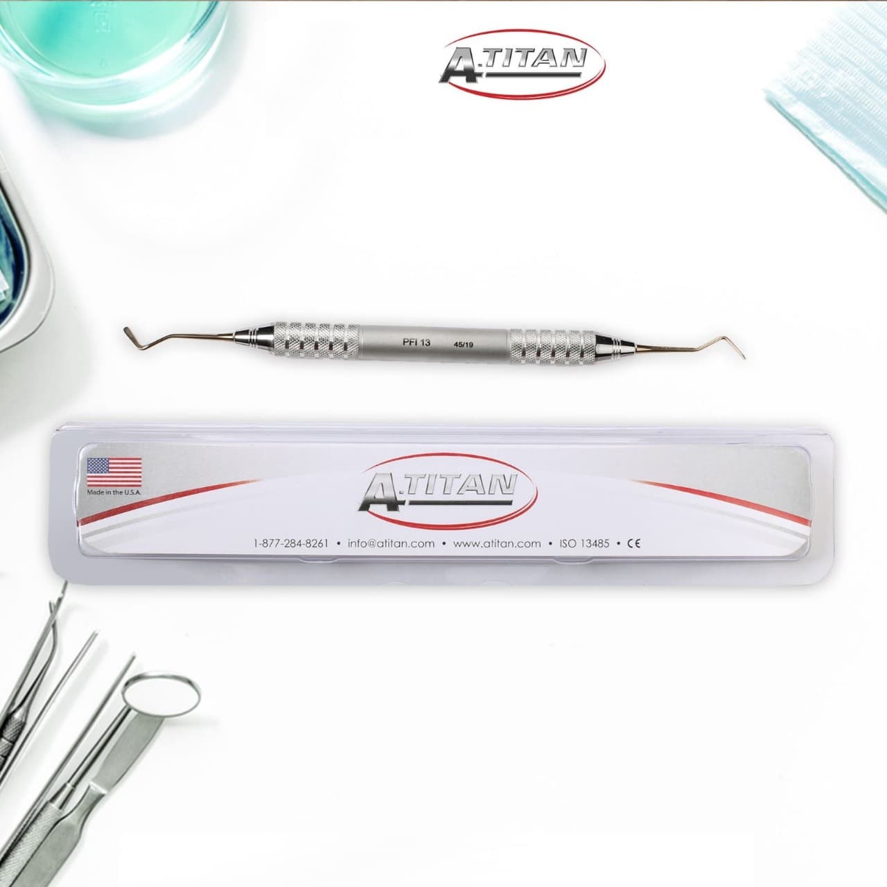 A.TITAN Gold Plated Plastic Filling Instrument
