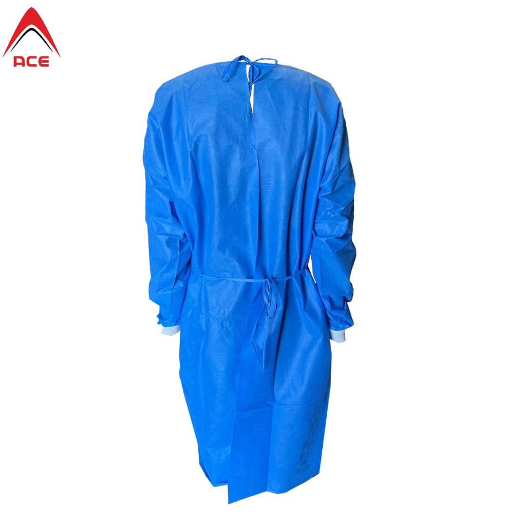 DiaDent Disposable Surgical Gown Blue 10pcs